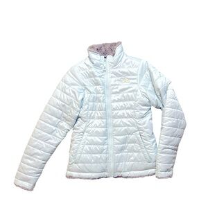 The North Face Mossbud Swirl Reversible water repellent Jacket  girls Medium